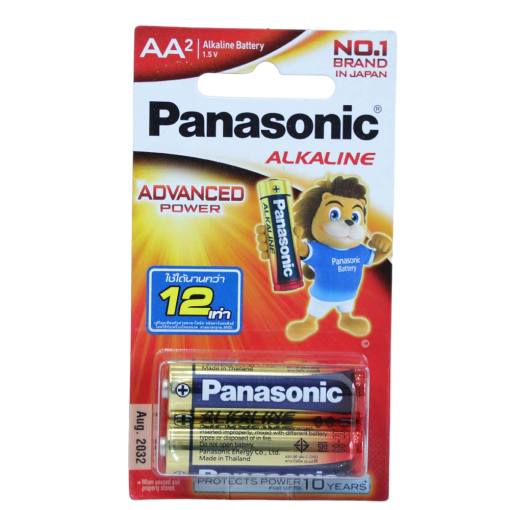 Panasonic Battery Alkaline AA (Pack x 2)