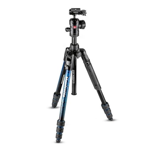 Befree Advanced Aluminum Travel Tripod twist Blue, ball head