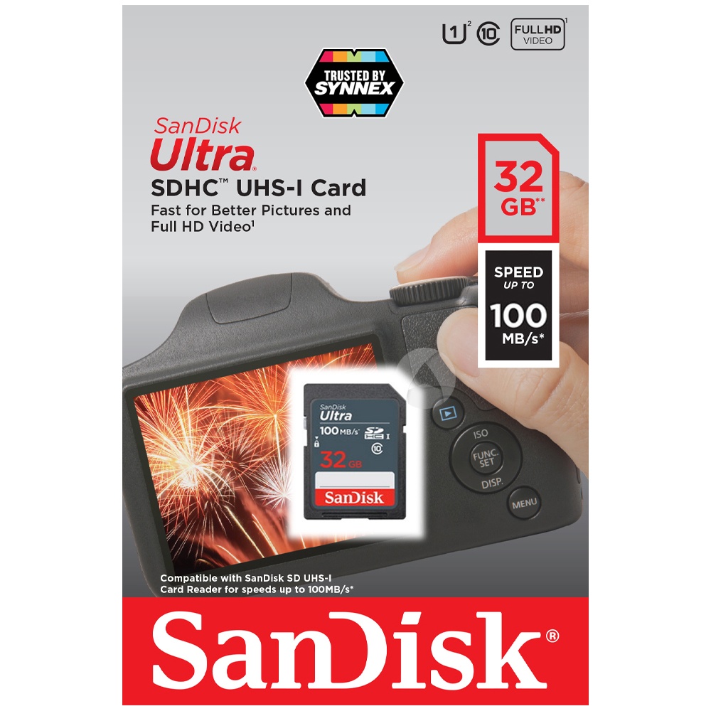 Sandisk Sd 32gb 100mb Ultra Sdsdunr32ggn3in 9124