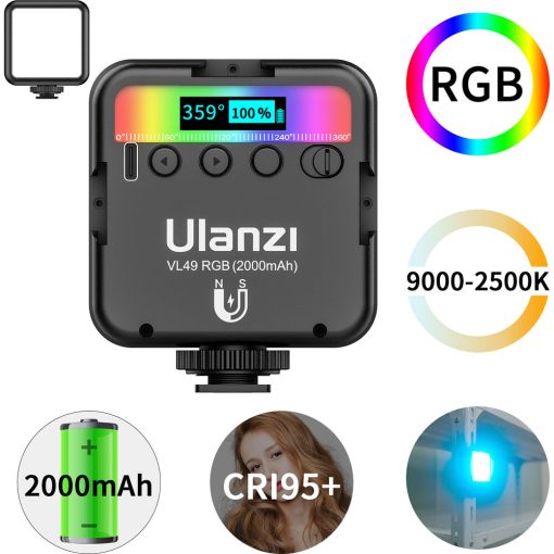 Ulanzi VL49 Rechargeable Mini RGB Light