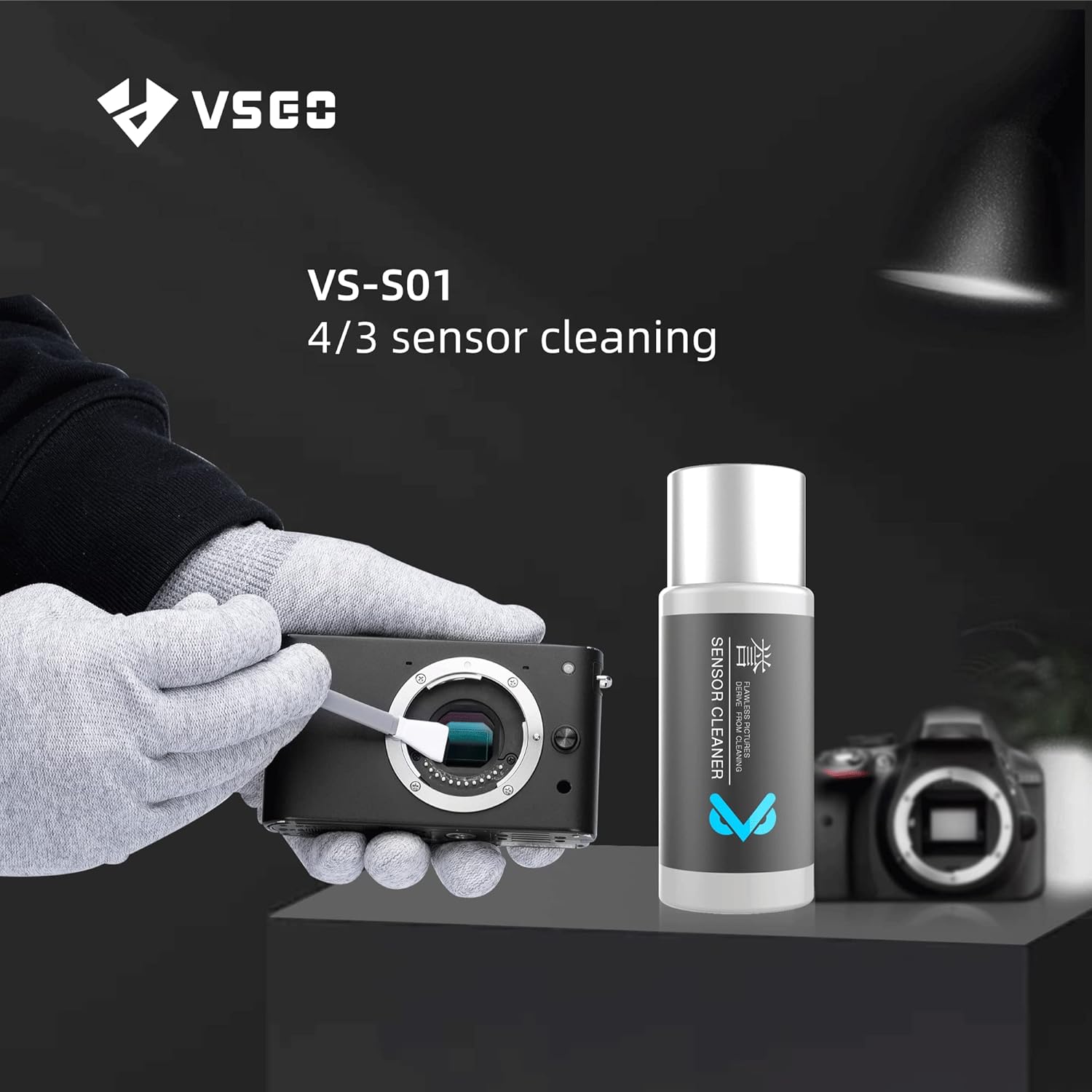 VSGO VS-S01E M4-3 Sensor Cleaning Rod Kit