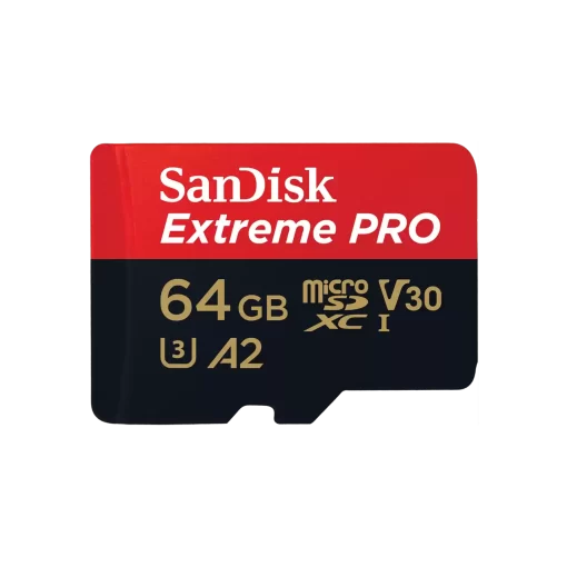 SanDisk 64GB Extreme PRO microSDXC UHS-I R200MBs W140MBs