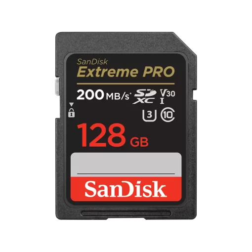 SanDisk 128GB Extreme PRO SDHC And SDXC UHS-I R200MBs W140MBs