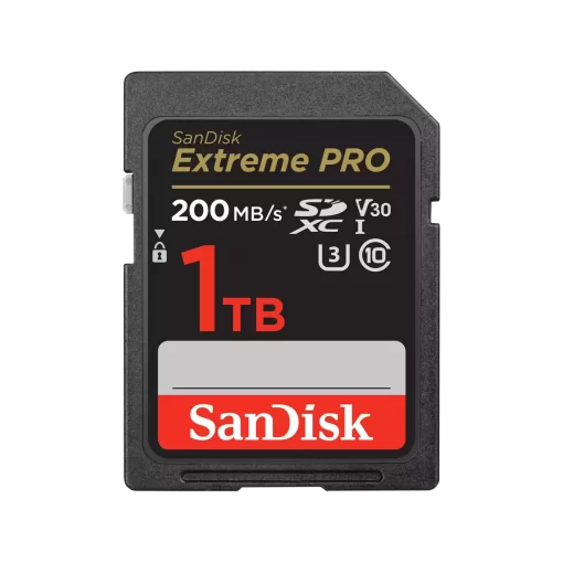 SanDisk 1TB Extreme PRO SDHC And SDXC UHS-I R200MBs W140MBs