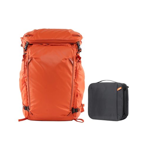 PGYTECH OnePro Flex Backpack (P-CB-392) 40L (Sunset Orange) + Camera Insert M